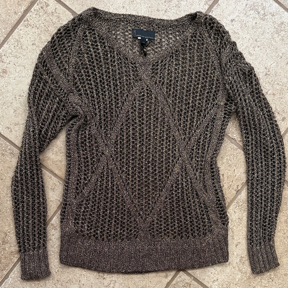 Jean by Buffalo Gold Brown Sweater